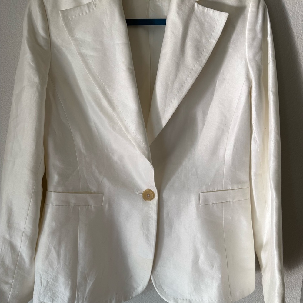 Banana Republic Cream Women's Blazer
